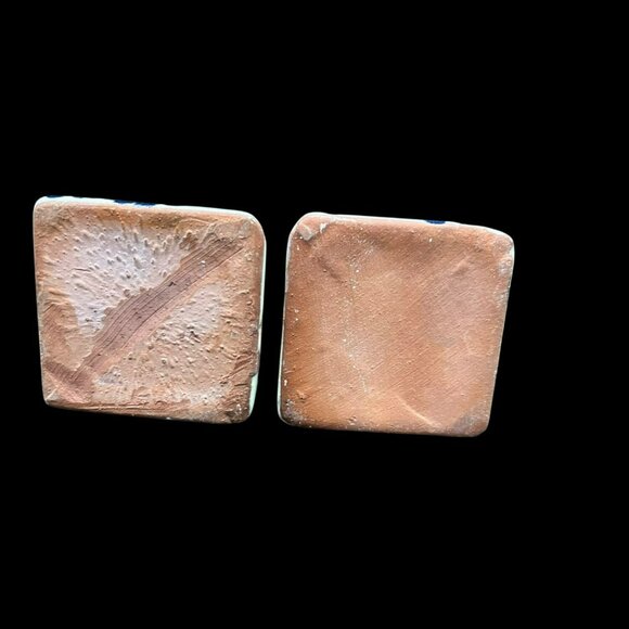 Set of 2 Talavera Candlestick / Mini Bud Vases Mexico Hand-Painted 4.5 x 2.5 in - Picture 6 of 6